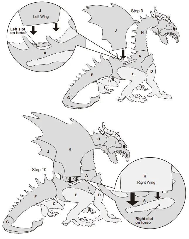 HOME ACCENTS Holiday 1005992856 69-Inch Animated Giant Dragon fig 5