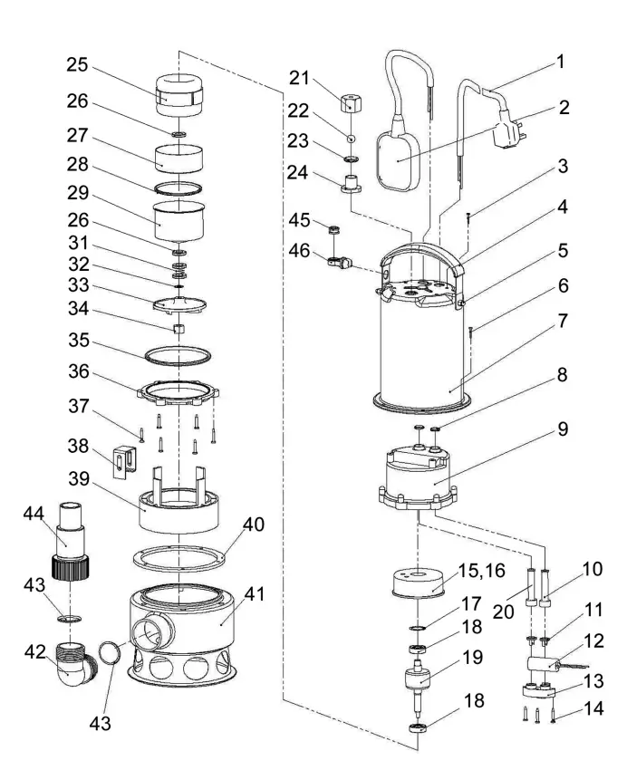 Clarke PSV3A Submersible Pumps - fig 2