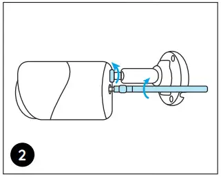 reolink Argus Eco Wi Fi Camera 2MP PIR Motion Sensor - antenna