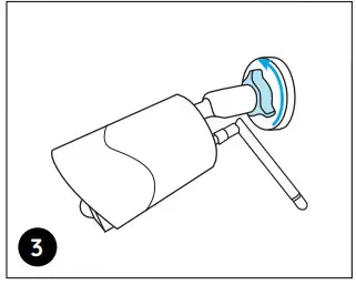 reolink Argus Eco Wi Fi Camera 2MP PIR Motion Sensor - knob