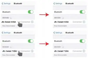 Bluetooth device list