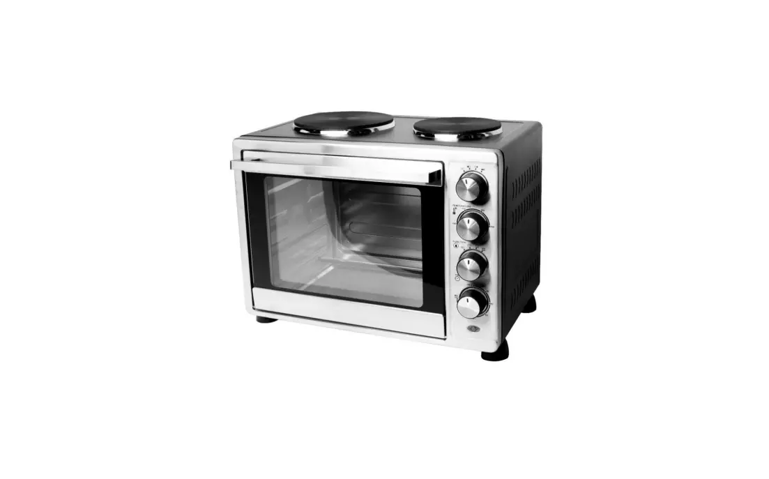 Netta Minioven35lwplate 35l Electric Mini Oven With Double Hotplate Instruction Manual