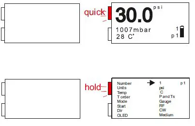 HMS motorsport 0001.20TC Tire Pressure Gauge with Pyrometer-FIG2