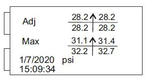 HMS motorsport 0001.20TC Tire Pressure Gauge with Pyrometer-FIG7