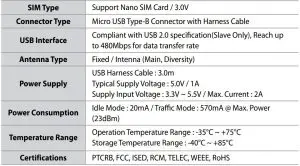 FIG 8 Product specifications