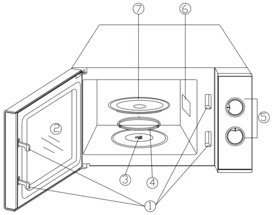 H Koenig IM VIO8 20L Compact Design Powerful 700W Microwave - Image 1