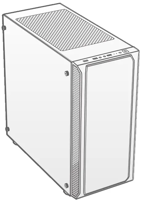 Thermaltake Tempered Glass Mid Tower- 01