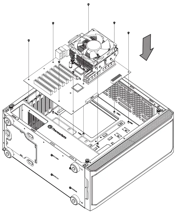 Thermaltake Tempered Glass Mid Tower- 15