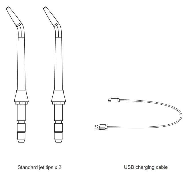 easyhome AOW03 Water Dental Flosser Cordless for Teeth - fig 1