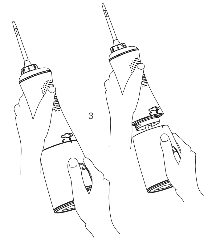 easyhome AOW03 Water Dental Flosser Cordless for Teeth - fig 12