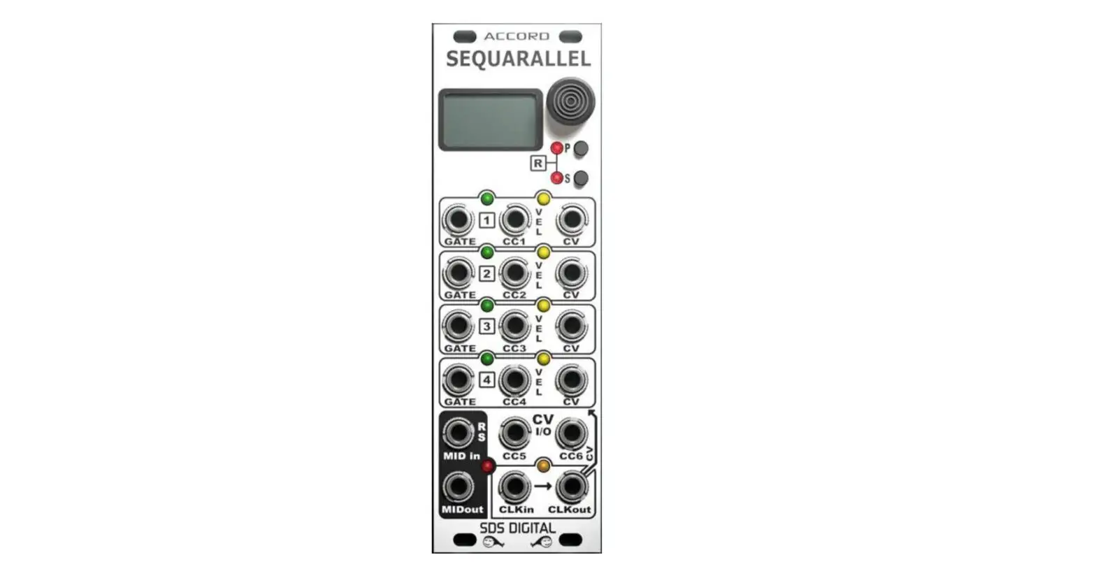 Sds Digital V14 Sequarallel Midi To Cv-gate-velocity Midi Sequencer Module User Guide