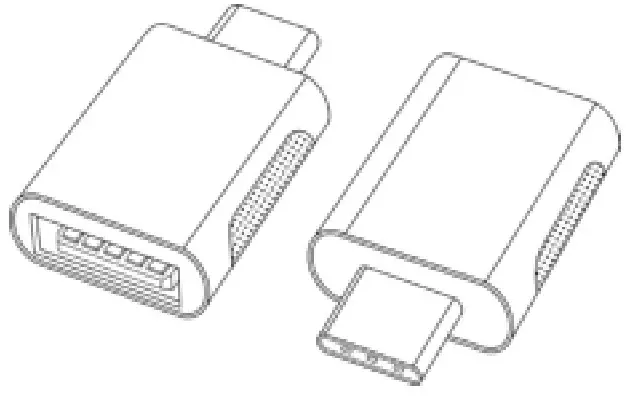 NEXIBO NBF 102430006 USB C TO USB A Adapter - Cover