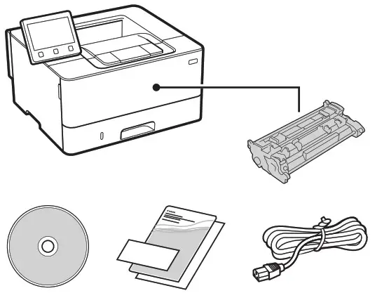 Canon imageCLASS LBP236dw Wireless Mobile Ready Laser Printer - Checking the Items 1