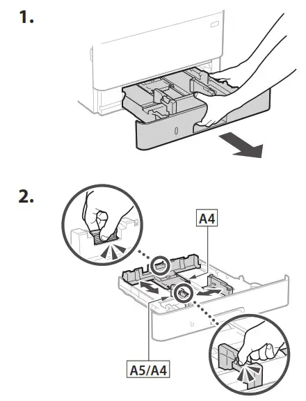Canon imageCLASS LBP236dw Wireless Mobile Ready Laser Printer - Loading Paper