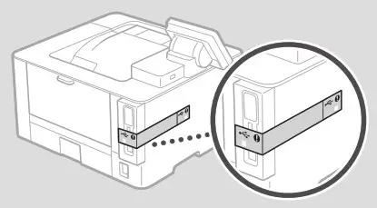 Canon imageCLASS LBP236dw Wireless Mobile Ready Laser Printer - Removing the packing Material 2