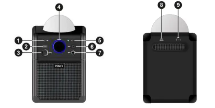 VONYX SBS50 Karaoke Speaker-FIG-1