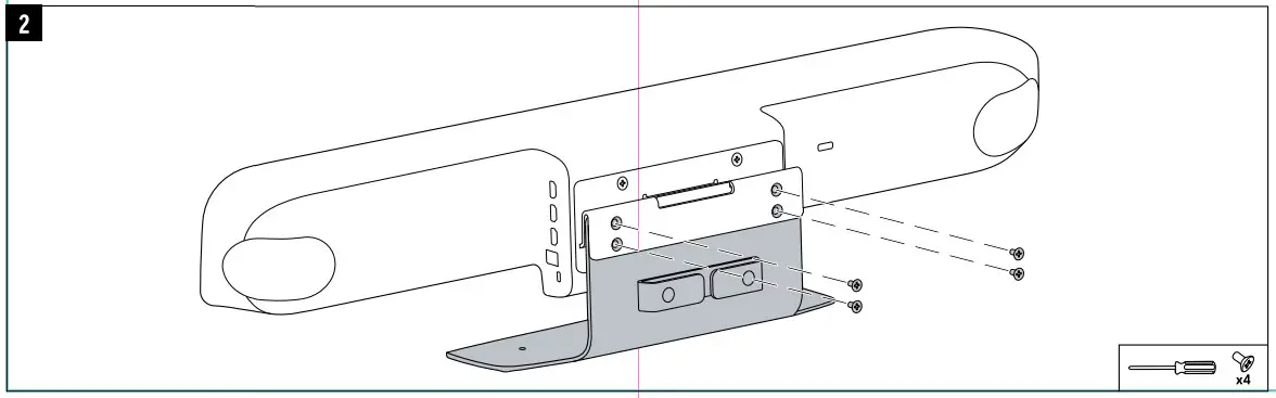 POLY 2215-87249-001 STUDIO X70 DISPLAY MOUNTING KIT - figure 2