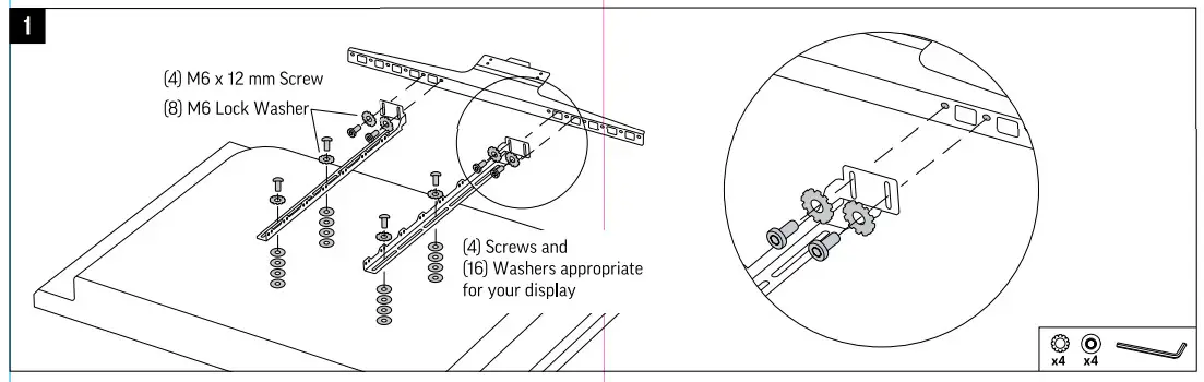 POLY 2215-87249-001 STUDIO X70 DISPLAY MOUNTING KIT - figure 7