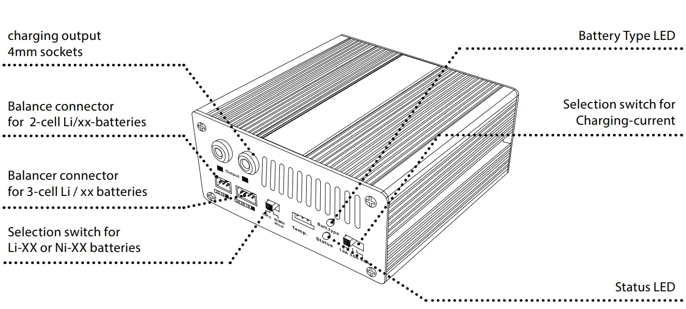 CARSON 500606064 Expert Charger LiPo Beginner - parts