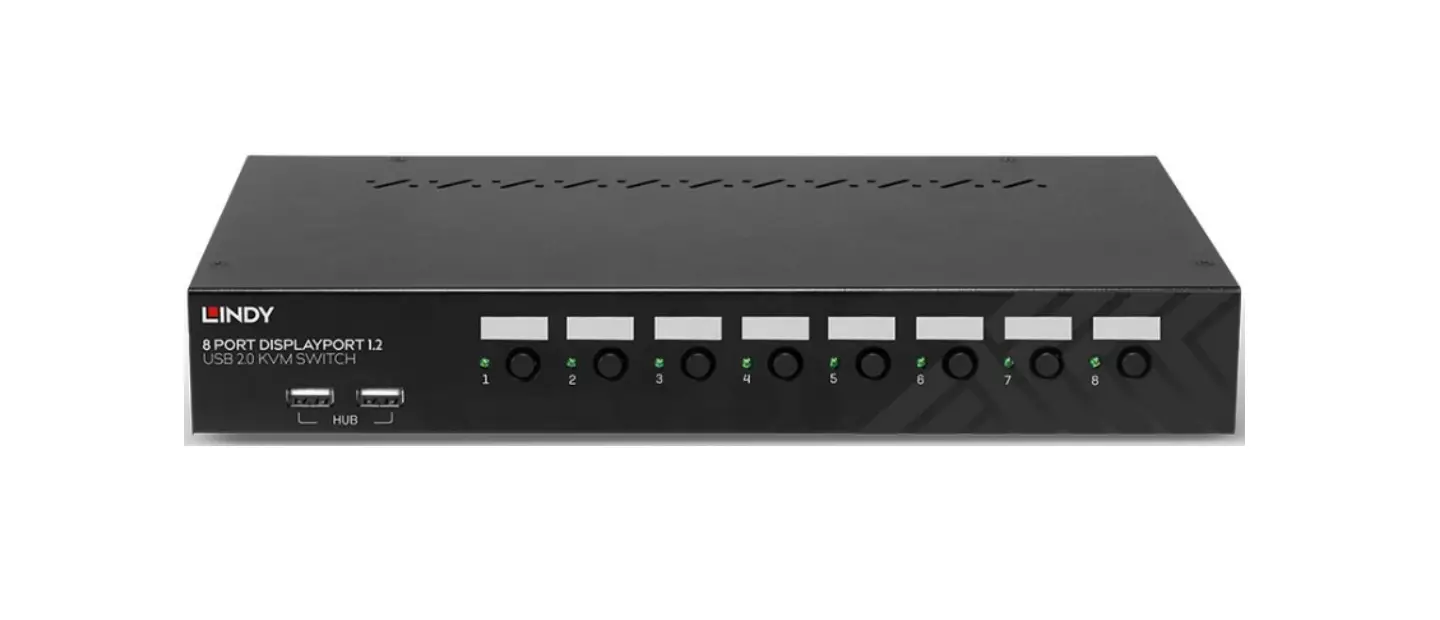 Lindy 39540 8-port Displayport 1.2 And Usb 2.0 Kvm Switch User Manual