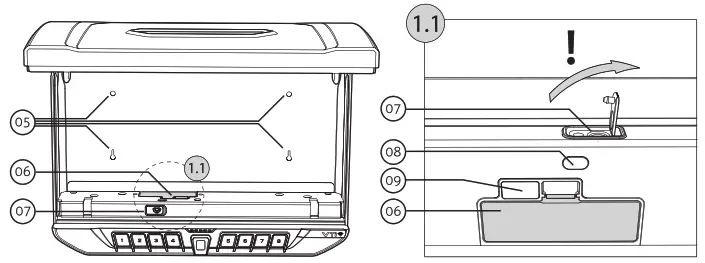 VAULTEK NVTi VT Series Full Size Rugged Smart Safe Locker - 1