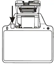 Pax Technology E700 SmartPOS Terminal - Load Printer Paper 1