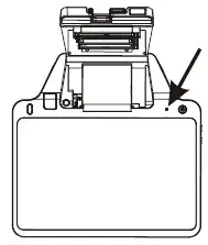Pax Technology E700 SmartPOS Terminal - Load Printer Paper 3