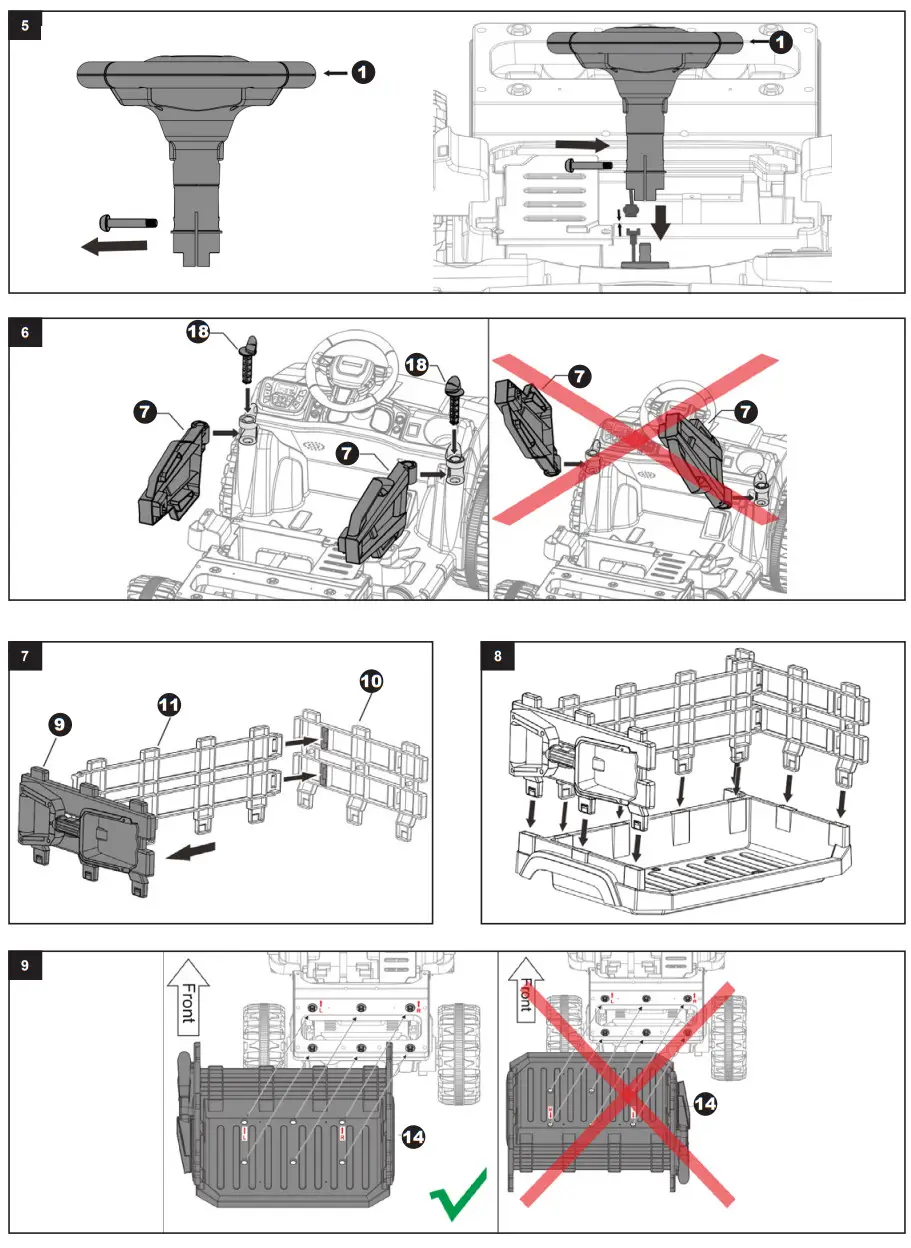 JAMARA 460568 Ride on Offroader Bufalo 12V Truck - figure 3