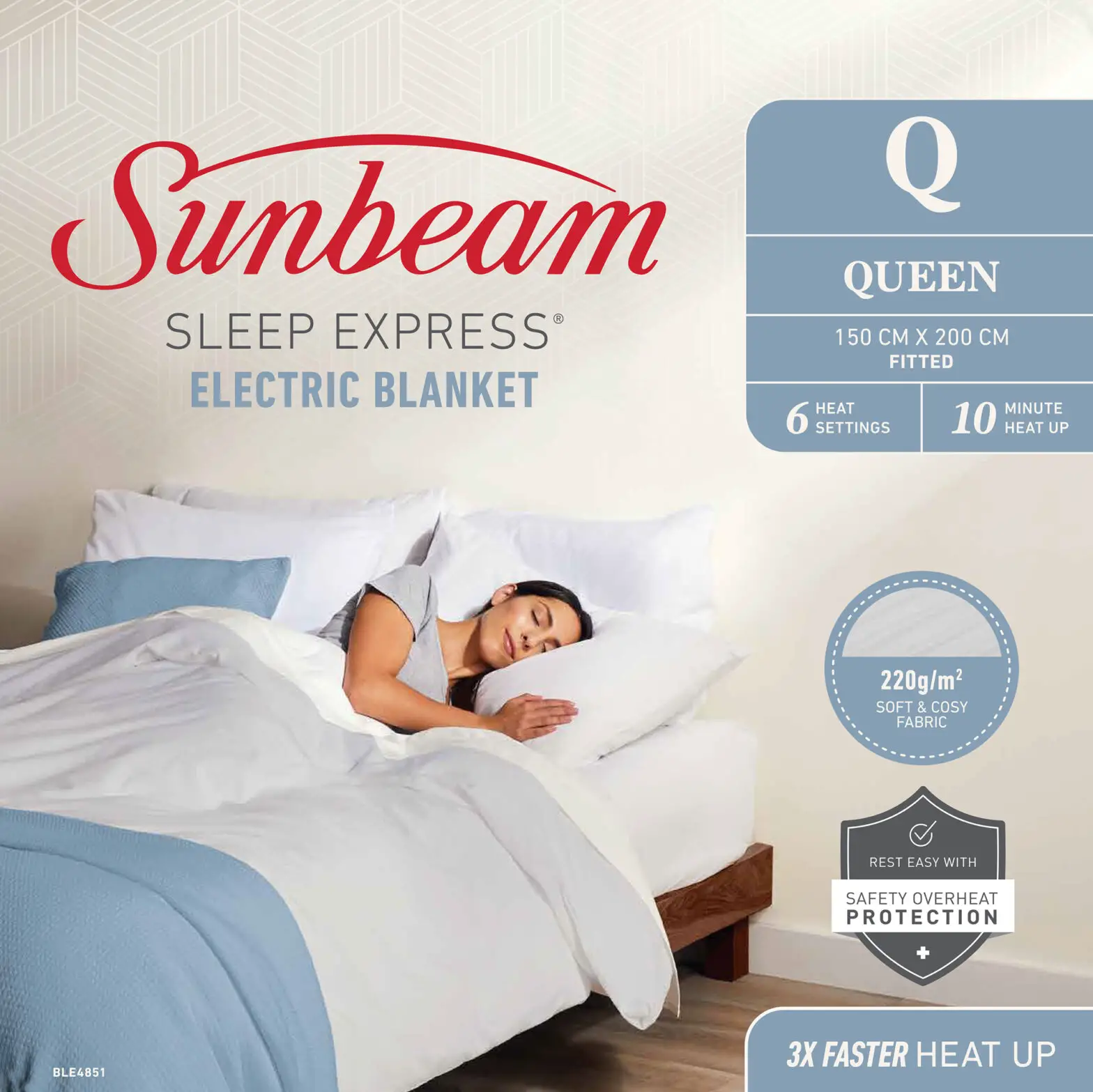 Sunbeam Bla53 Sleep Express Machine Washable Electric Blankets User Guide
