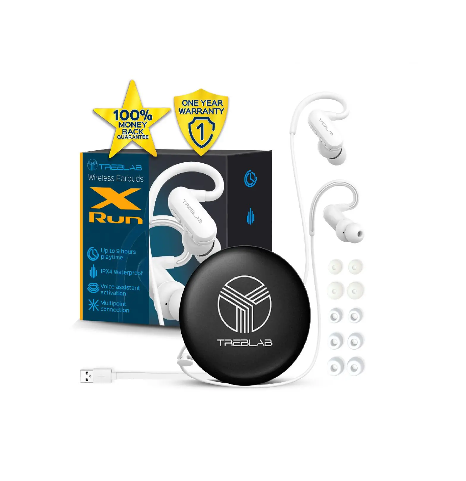 Treblab Xrun Wireless Earbuds User Manual Treblab Xrun Wireless Earbuds User Manual