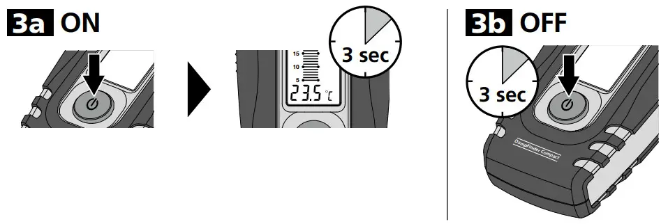 Laserliner 082.015A DampFinder Compact Moisture Measuring Instrument - Figure 3