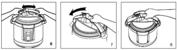 Orbegozo HPE 8075 ELECTRIC PRESSURE COOKER 5