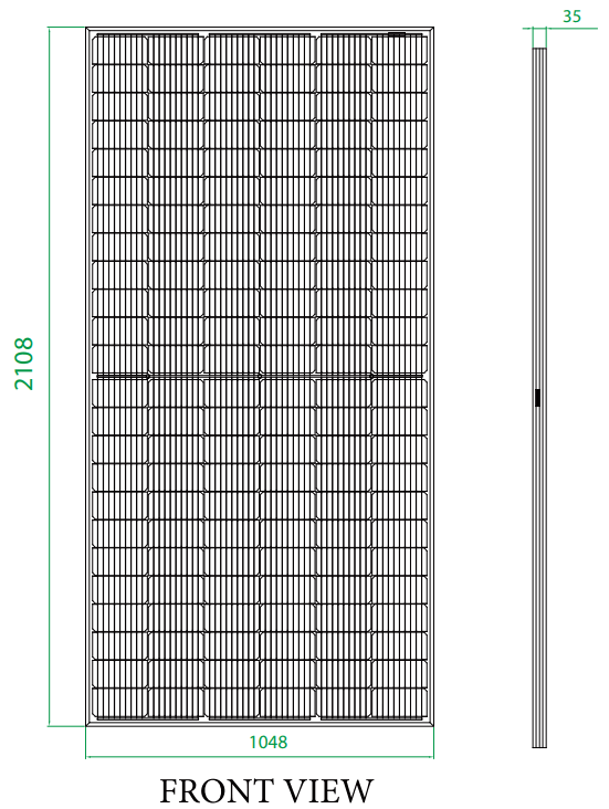 Loom Solar Shark 440 Mono Perc Solar Module - 13
