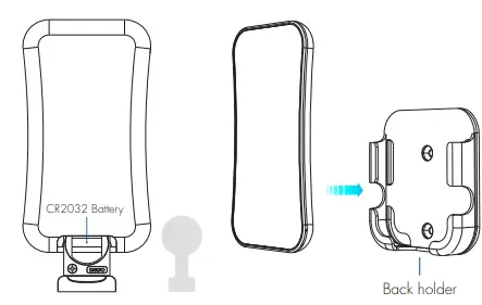 LEDLyskilder R7 Ultrathin Touch Wheel RF Remote Controller 4
