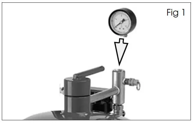 Clarke CPSB100B Pressurised Sandblaster - figure 1