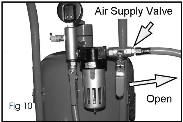Clarke CPSB100B Pressurised Sandblaster - figure 10