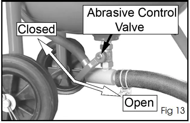 Clarke CPSB100B Pressurised Sandblaster - figure 13