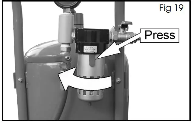 Clarke CPSB100B Pressurised Sandblaster - figure 19