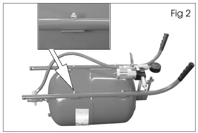 Clarke CPSB100B Pressurised Sandblaster - figure 2