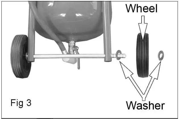 Clarke CPSB100B Pressurised Sandblaster - figure 3