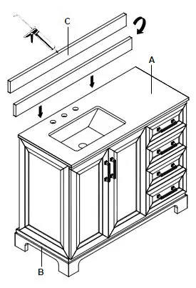 GLACIER-BAY-Sinita-42-D-34.50-in.-H-Bath-Vanity-in-Natural-Oak-4