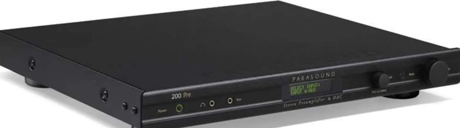 Parasound Nc200 Pre Stereo Preamplifier And Dac Owner's Manual Parasound Nc200 Pre Stereo Preamplifier And Dac Owner's Manual