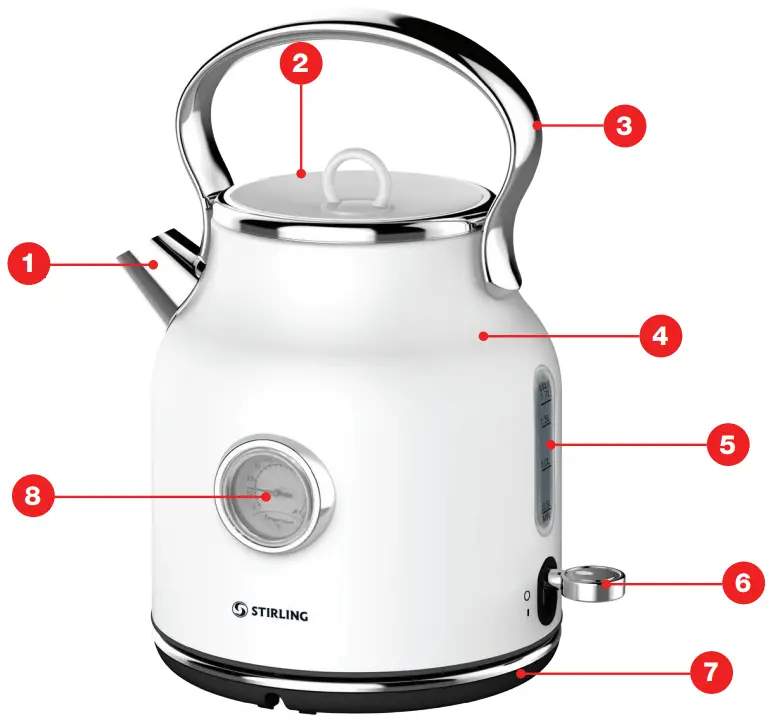 STIRLING JK 116 O Top Handle 17 L Kettle - Product Overview