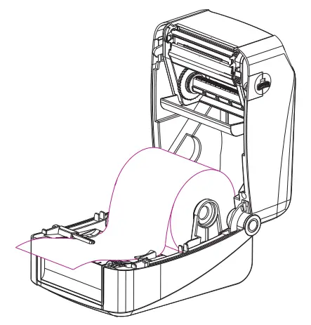 GS-2406T Surpass Series Thermal Transfer Barcode Printer Instruction Manual - sensor and cutter