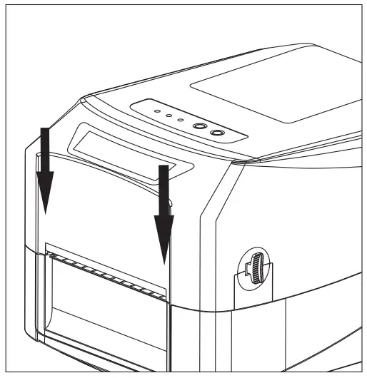 GS-2406T Surpass Series Thermal Transfer Barcode Printer Instruction Manual - top cover