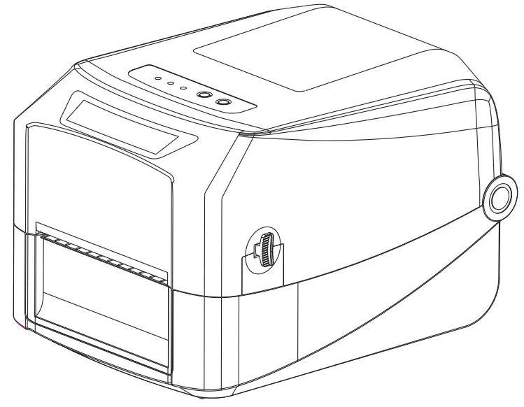 GS-2406T Surpass Series Thermal Transfer Barcode Printer Instruction Manual