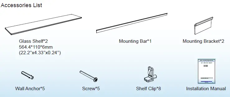 WOODBRIDGE MCL2430 LED Medicine Cabinet fig (2)