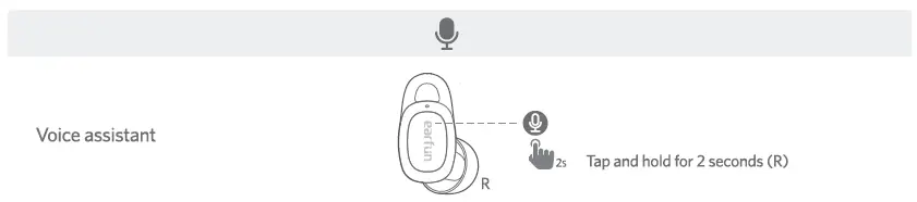 Activate the voice assistant