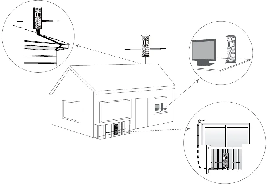 ANTOP AT-405BV Flat Panel Mini Tower Smartpass 01