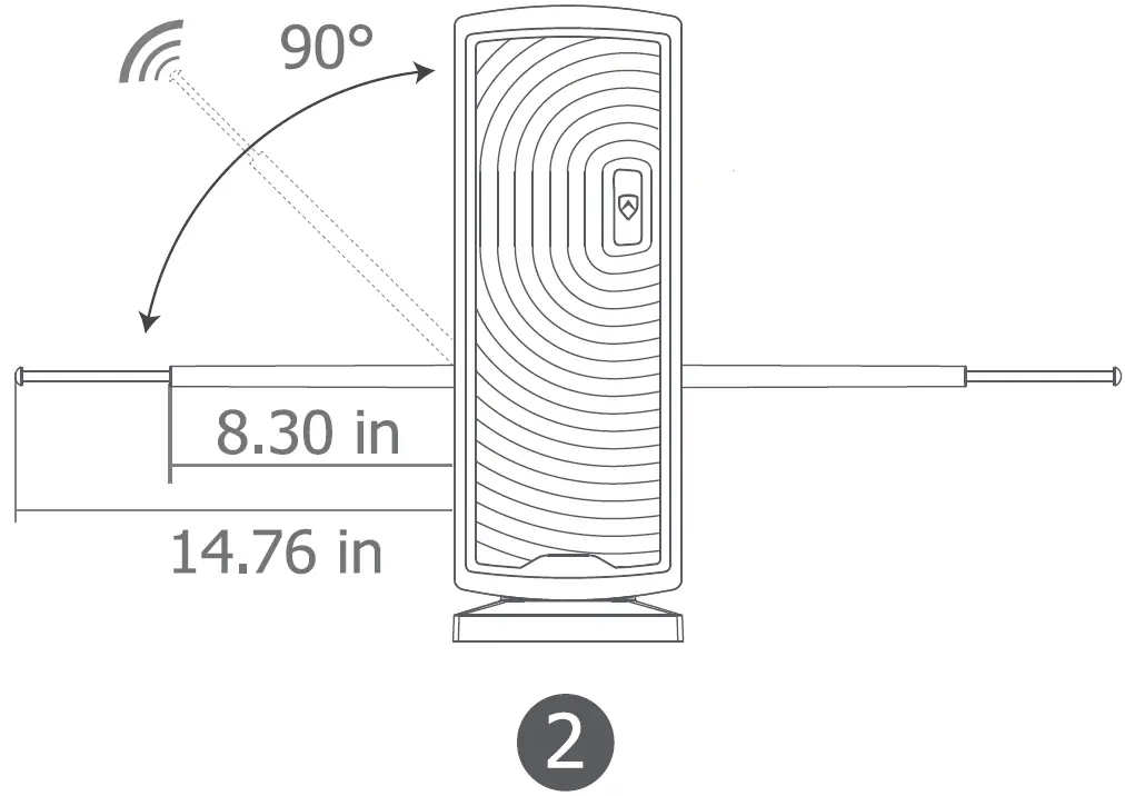 ANTOP AT-405BV Flat Panel Mini Tower Smartpass 11